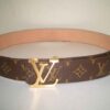 Louis Vuitton LV Initials Belt w/ Gold