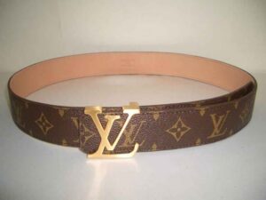 Louis Vuitton LV Initials Belt w/ Gold