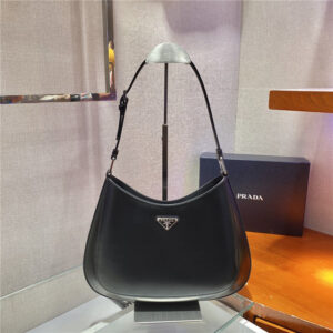 Prada Large Cleo Leather Shoulder Bag (Varied Colors) 1BC156