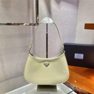 Prada Cleo Brushed Leather Shoulder Bag (Varied Colors) 1BC499