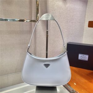 Prada Cleo Brushed Leather Shoulder Bag (Varied Colors) 1BC499