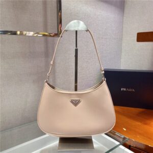 Prada Cleo Brushed Leather Shoulder Bag (Varied Colors) 1BC499