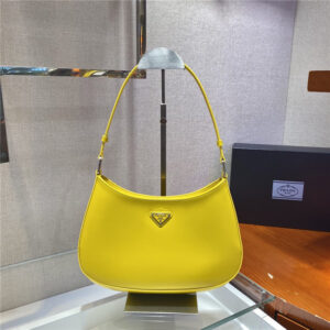 Prada Cleo Brushed Leather Shoulder Bag (Varied Colors) 1BC499
