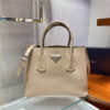 Prada Medium Double Tote Braided Handles (Varied Colors) 1BG776