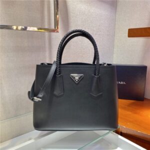 Prada Medium Double Tote Braided Handles (Varied Colors) 1BG776
