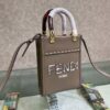 Fendi Mini Sunshine Shopper Grey