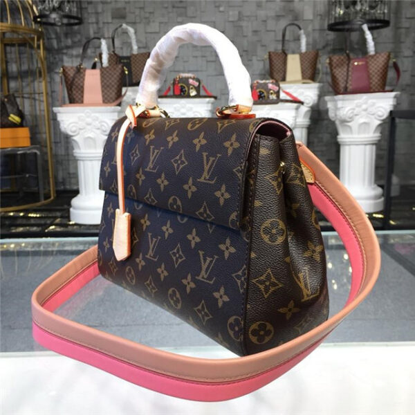 Louis Vuitton Cluny BB Monogram Canvas Vieux Rose