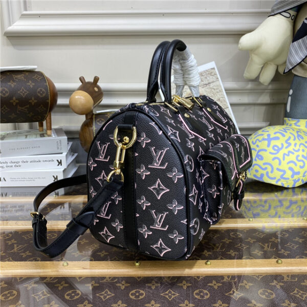 Louis Vuitton Speedy Bandouliere 25 Black Handbag