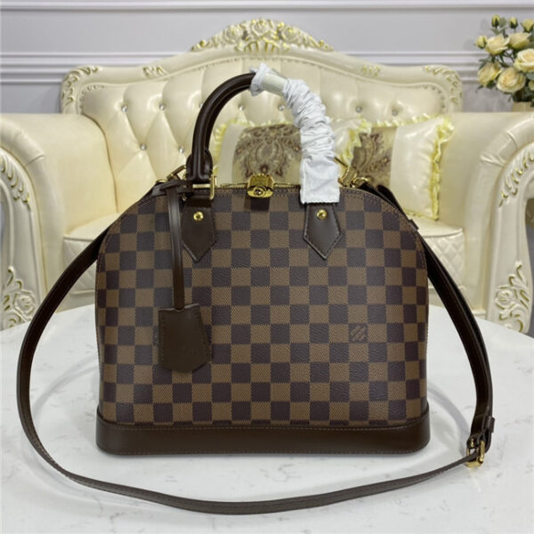 Louis Vuitton Alma Damier Ebene Canvas PM