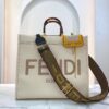 Fendi Large Sunshine Tote Ivory Bag