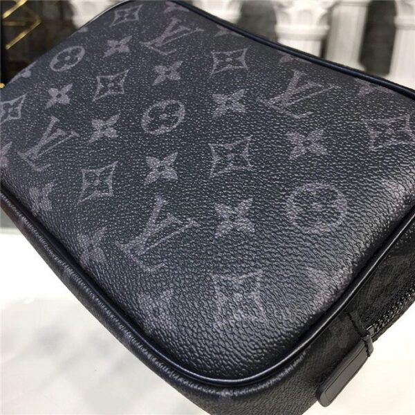 Louis Vuitton Toiletry Bag PM Monogram Eclipse Canvas