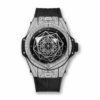 Hublot Sang Bleu Titanium Pave