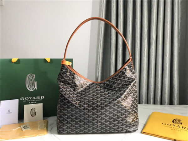 Goyard Boheme Hobo Bag 66200 BlackTan