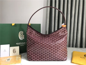 Goyard Boheme Hobo Bag 66200 Burgundy