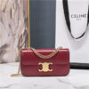Celine Chain Shoulder Bag Triomphe 197993 Carmin
