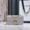 Celine Chain Shoulder Bag Triomphe 197993 Grey