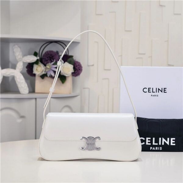 Celine Medium Lola Bag 115533 White