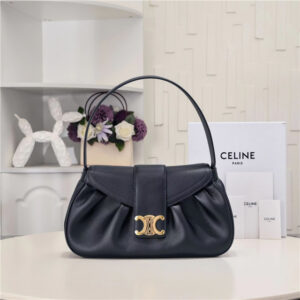 Celine Medium Polly Bag 115633 Black