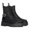 Celine Womens Bulky Chelsea Boot In Calfskin Black