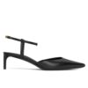 Celine Womens Kitten With Strap Triomphe In Calfskin Gold Finishing Black