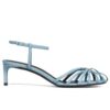 Celine Womens Triomphe Sandal In Lambskin