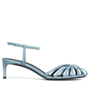 Celine Womens Triomphe Sandal In Lambskin