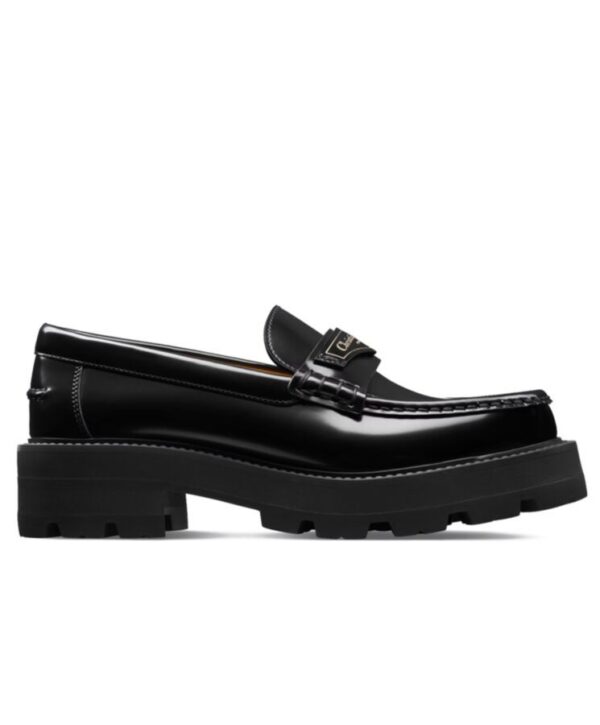 Dior Womens Boy Platform Loafer Black