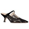 Dior Womens Capture Heeled Mule Black