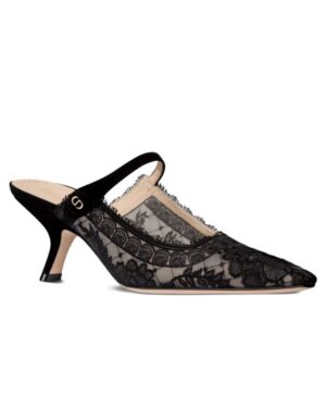 Dior Womens Capture Heeled Mule Black