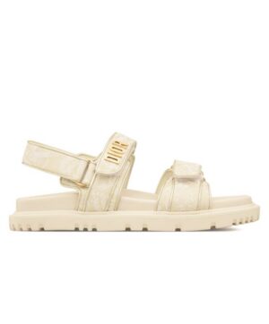 Dior Womens Dioract Sandal Golden