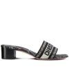 Dior Womens Dway Heeled Slide Black