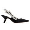 Dior Womens JAdior Slingback Black