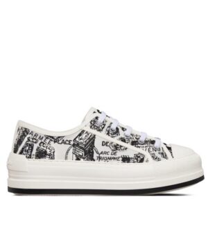 Dior Womens WalknDior Platform Sneaker Cream