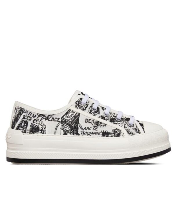 Dior Womens WalknDior Platform Sneaker Cream