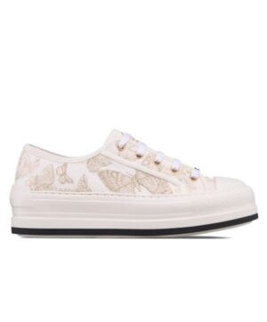 Dior Womens WalknDior Platform Sneaker Golden