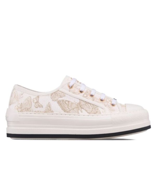 Dior Womens WalknDior Platform Sneaker Golden