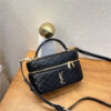YSL Gaby Vanity Bag 766731 Black Lambskin
