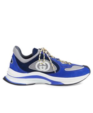 Gucci Mens Run Sneaker 749785 Blue