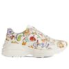 Gucci Unisex Animal Print Rhyton Sneaker 738878 Cream