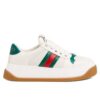 Gucci Unisex Screener Trainer With Web 771880 Green