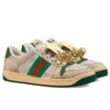 Gucci Unisex Screener sneaker with cherries 571961 Green