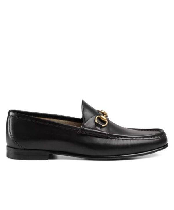 Gucci Womens 1953 Horsebit Leather Loafer 307929 Black