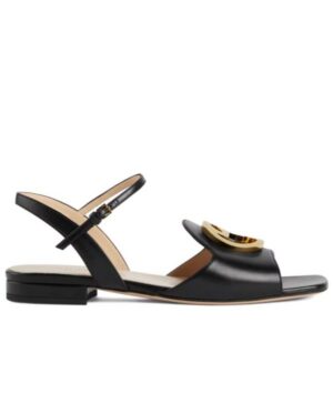 Gucci Womens Blondie Sandal 729957 Black