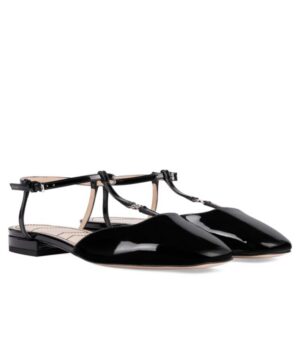 Gucci Womens Double G Ballet Flat 754136 Black