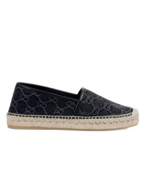 Gucci Womens GG Espadrille 776719 Black