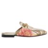 Gucci Womens GG Flora Princetown Slipper 727197 Gray