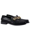 Gucci Womens Gucci Leather Loafer Black