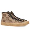 Gucci Womens High-top Maxi GG Sneaker 703034 Apricot