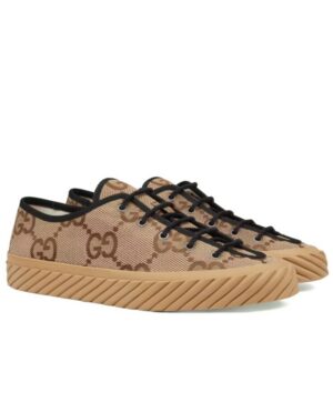 Gucci Womens Maxi GG Sneaker 703031 Apricot