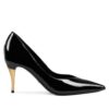 Gucci Womens Mid-heel Patent Pump 716687 Black